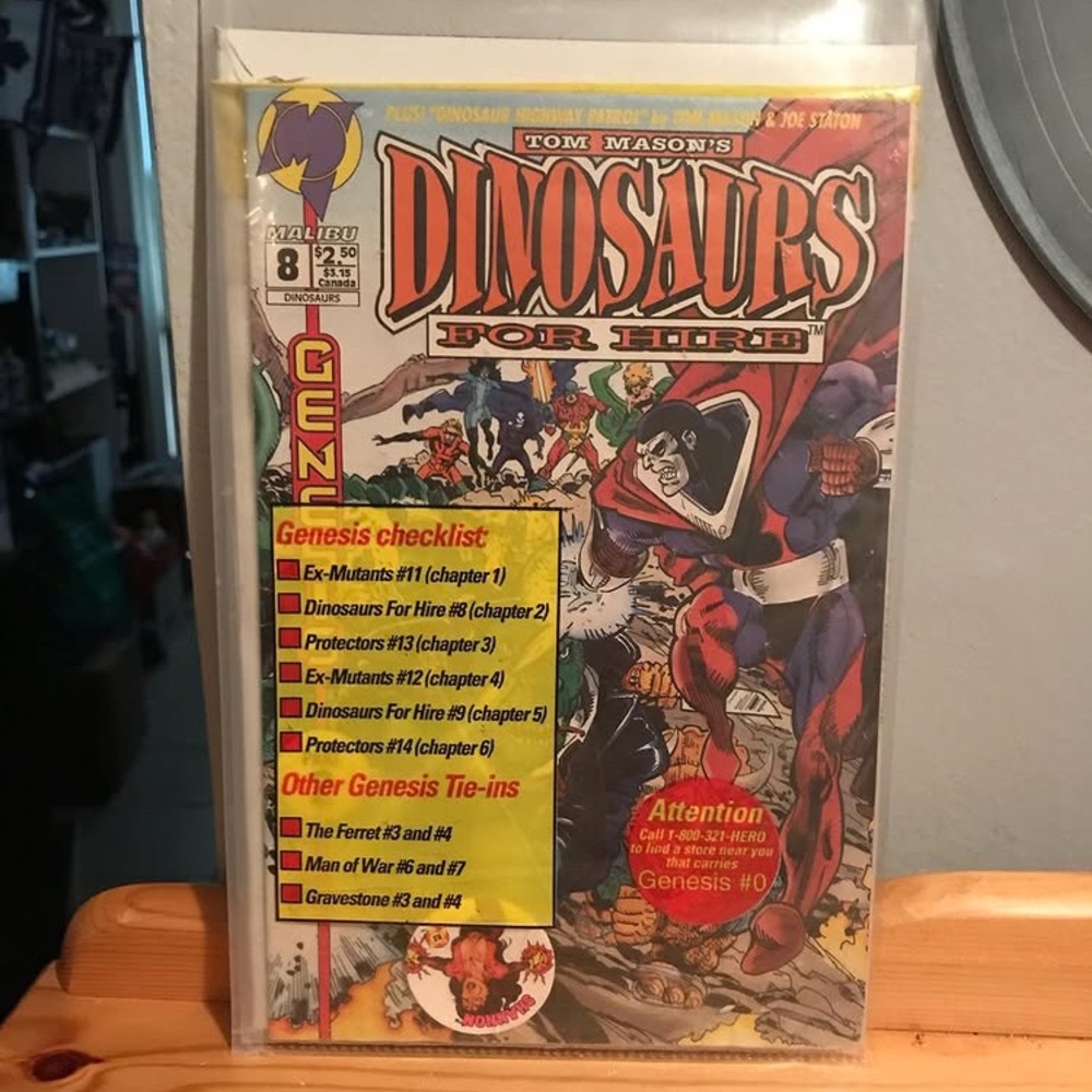 1993 Dinosaurs for H I R E No. 8 comic book